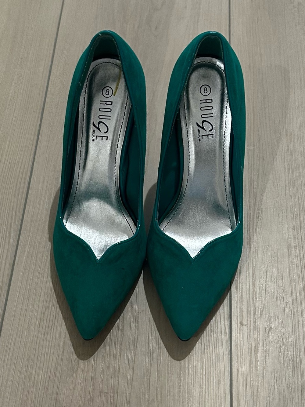 Teal Pointed-Toe Women's Pump SZ 8